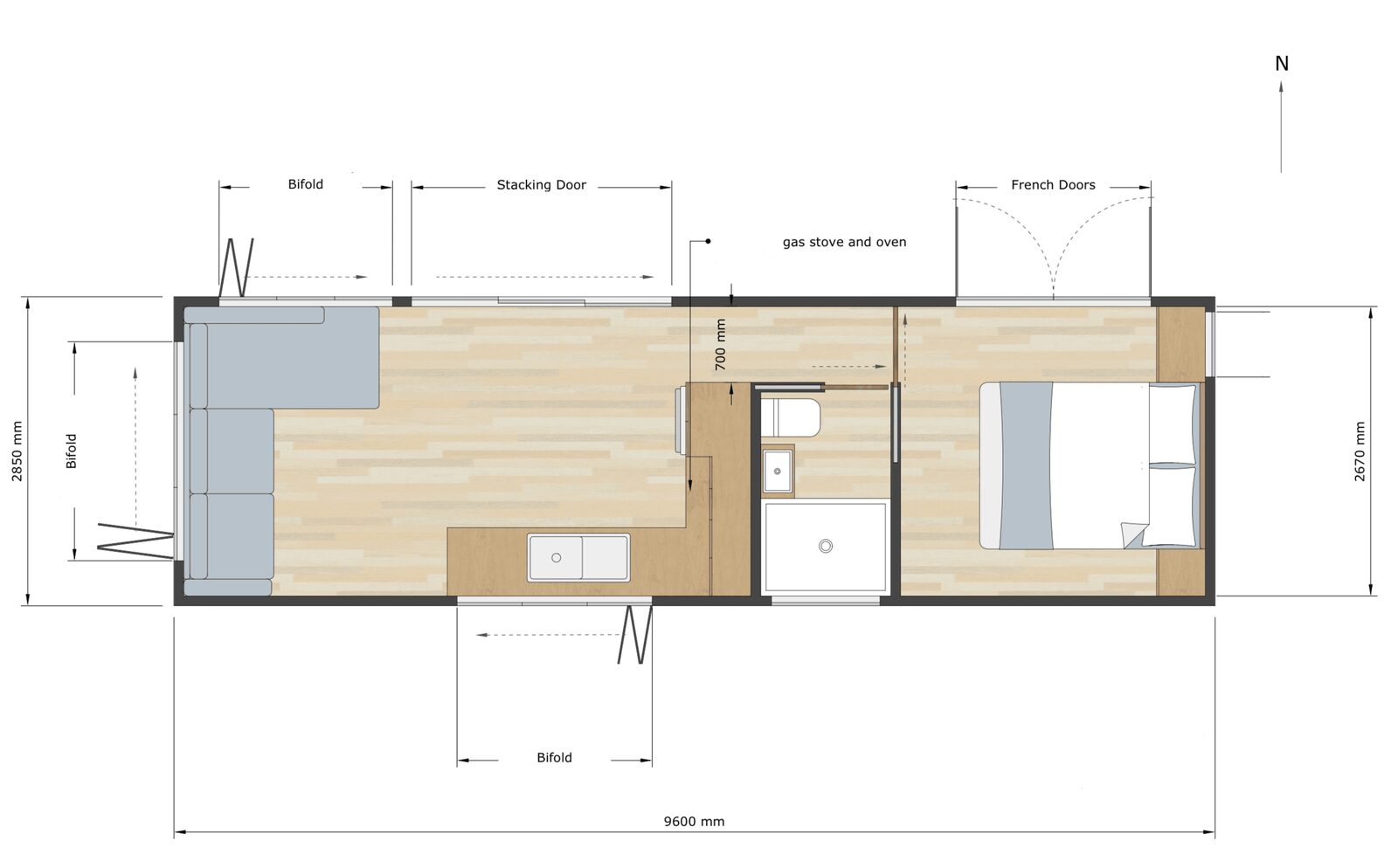 Whale floor plan